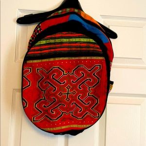Handmade Indonesian bohemian Backpack